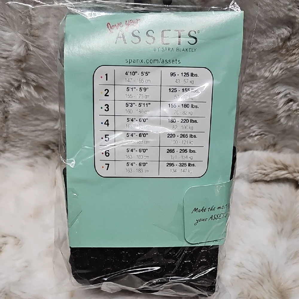 SPANX Black Textured Shaping Tights‎